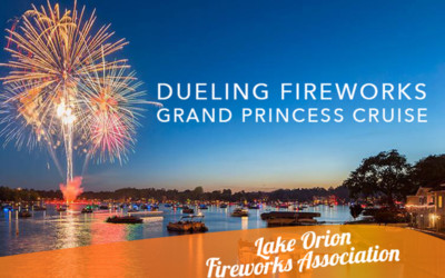 VTC is pleased to sponsor the  Dueling Fireworks Grand Princess Cruise  on Lake Orion. Saturday July 1, 2017.